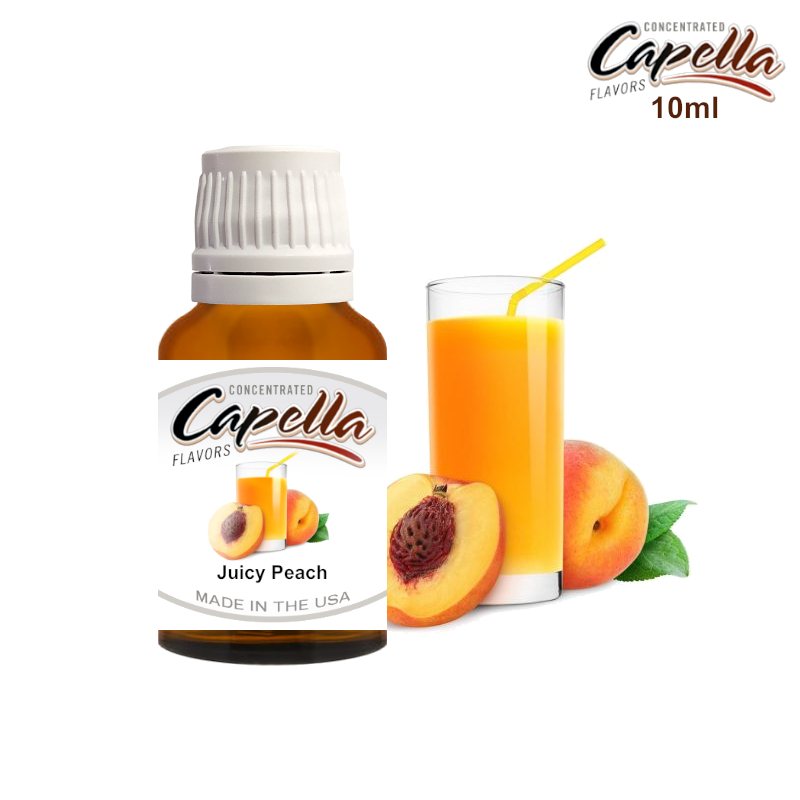 aroma-capella-juicy-peach-no70-juicy-peach-capella-flavors-aroma-10ml Aroma Capella Juicy Peach (nº70) - Imagen 1