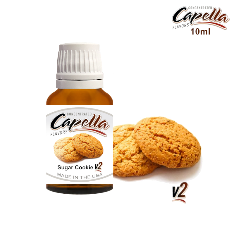 aroma-capella-sugar-cookie-v2-aroma-no109-sugar-cookie-v2-capella-flavors-aroma-10ml Aroma Capella Sugar Cookie V2 Aroma (nº109) - Imagen 1
