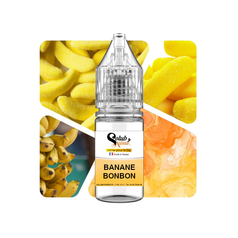 aroma-solubarome-banane-bonbon-148-banane-bonbon-solub-arome-aroma-10ml Aroma SolubArome Banane Bonbon (148) - Imagen 1