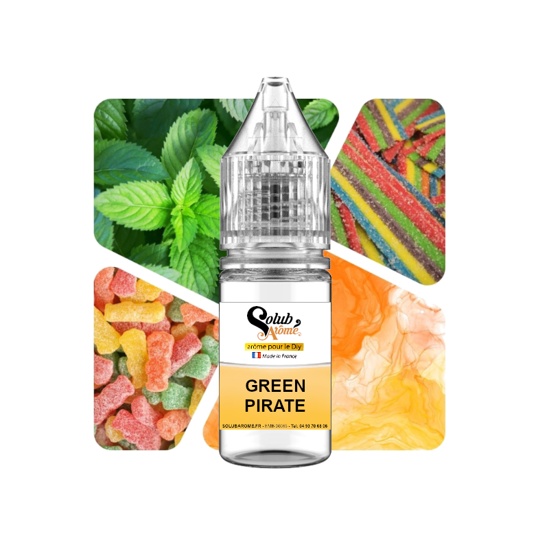 aroma-solubarome-green-pirate-156-green-pirate-solub-arome-aroma-10ml Aroma SolubArome Green Pirate (156) - Imagen 1