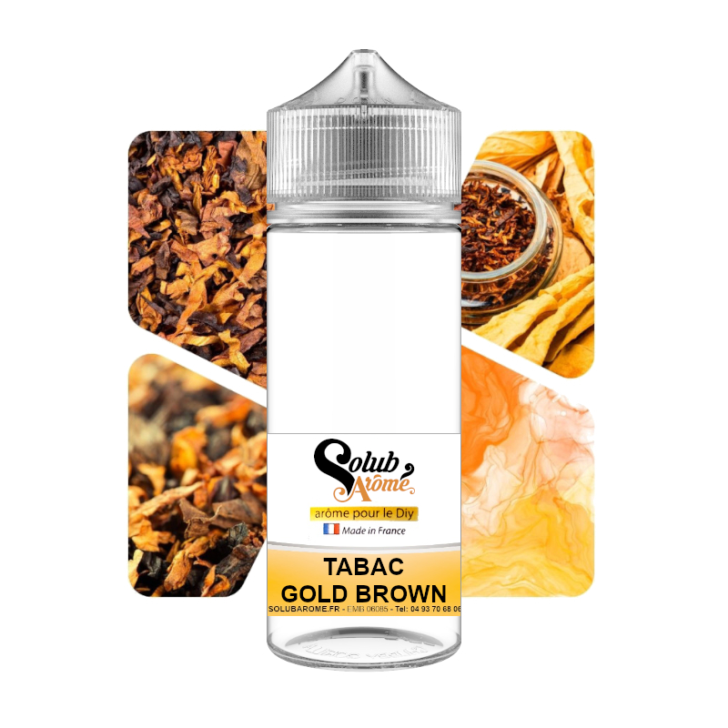 aroma-solubarome-tabac-gold-brown-116-tabac-gold-brown-solubarome-aroma-120ml Aroma SolubArome Tabac Gold Brown (116) - Imagen 1